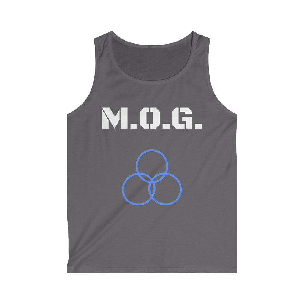Copy of Men's Inspirational Faith Tank Top - M.O.G., Christian Apparel, Religious Gift, Summer Wear, Fitness Clothing, Scripture Design