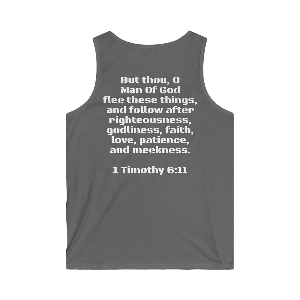 Copy of Men's Inspirational Faith Tank Top - M.O.G., Christian Apparel, Religious Gift, Summer Wear, Fitness Clothing, Scripture Design