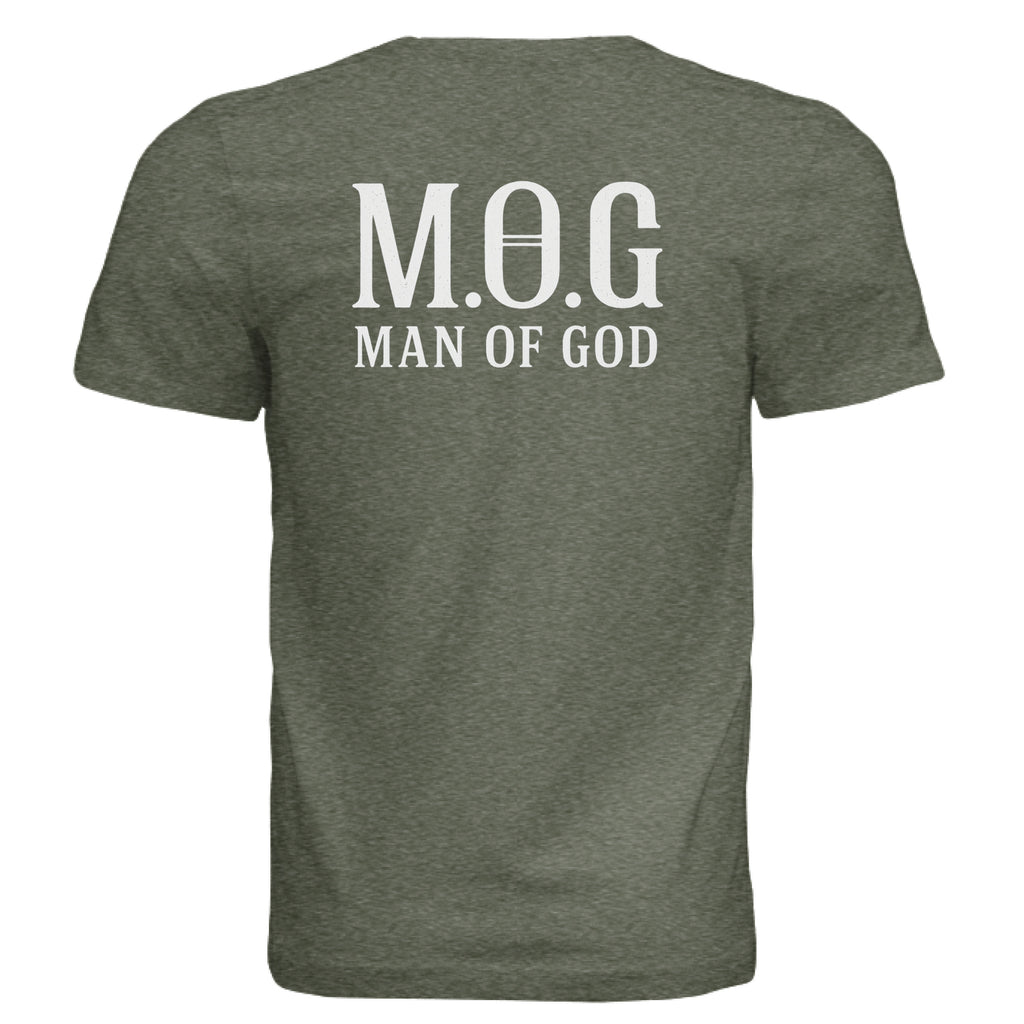 Military Green Triblend - BACK