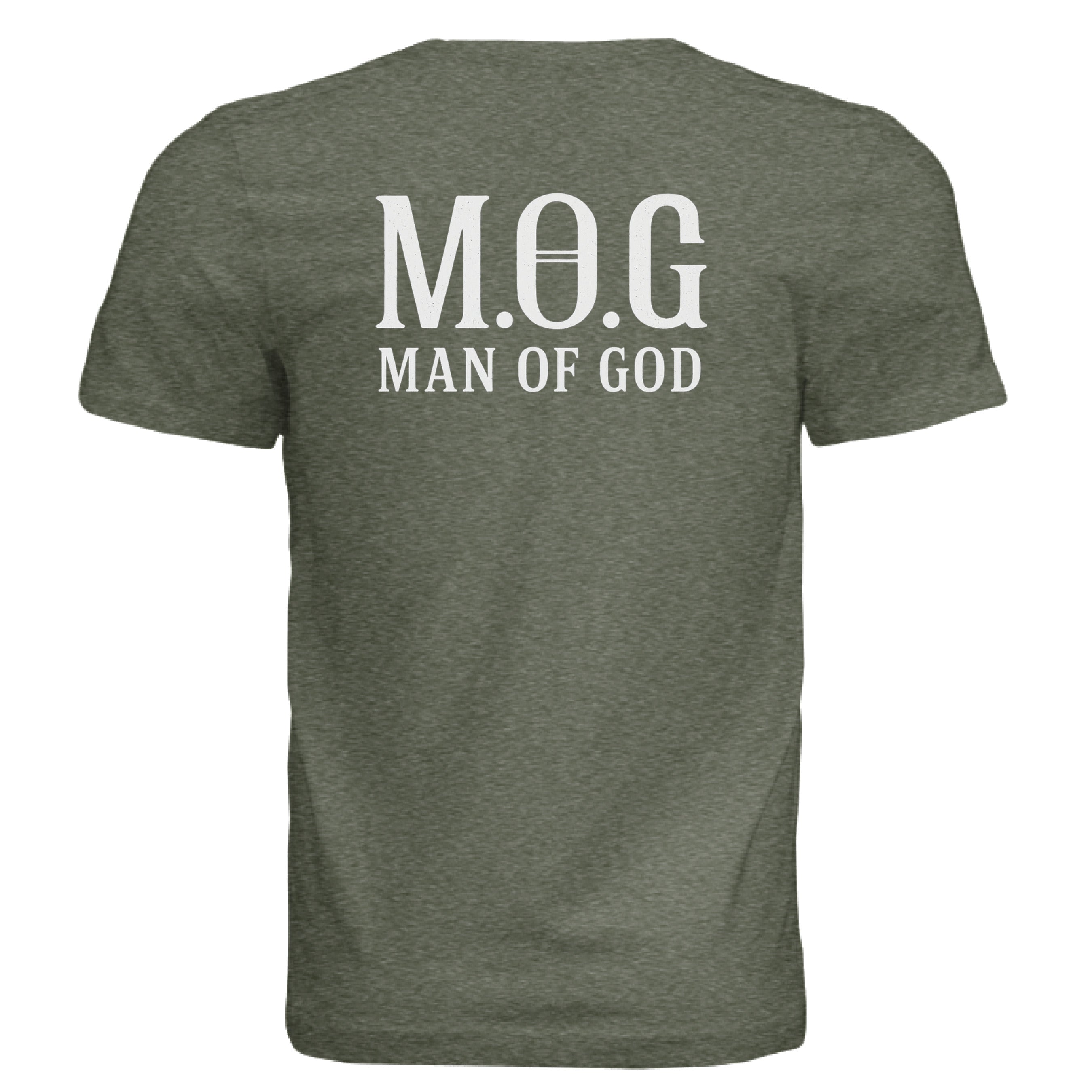 Military Green Triblend - BACK