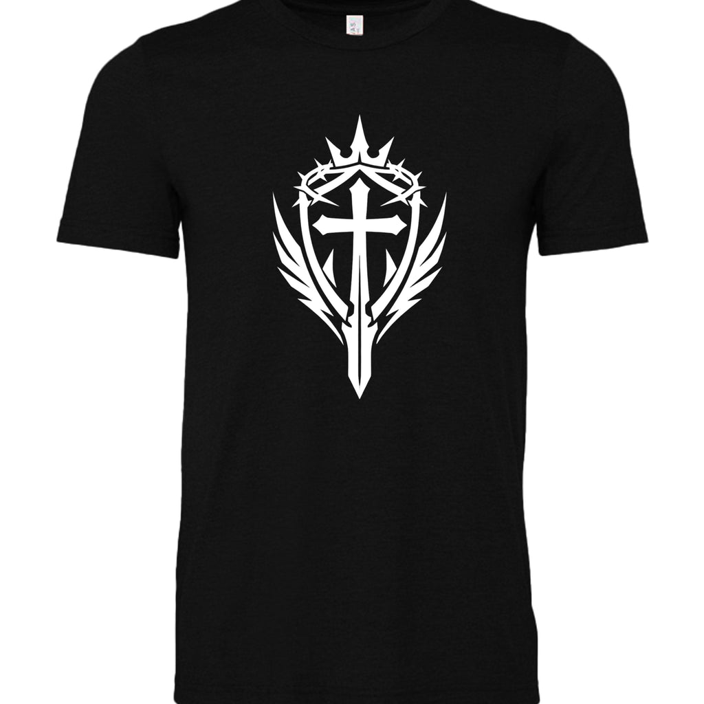 BLACK HEATHER - 3001CVC - FRONT